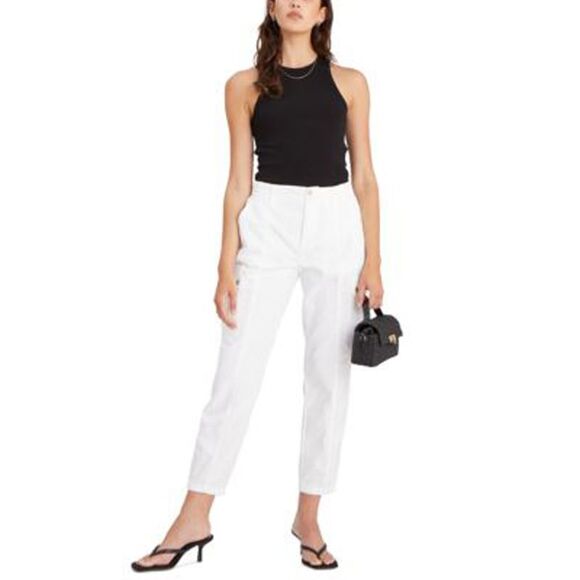 Sanctuary Skylar Cargo Pants In White 29 - Picture 2 of 3
